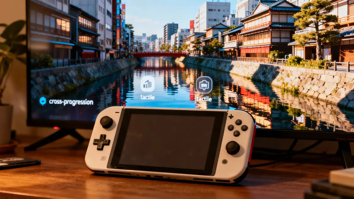 Switch 2 Assassin’s Creed Shadows paysage urbain japonais cross-progression tactile
