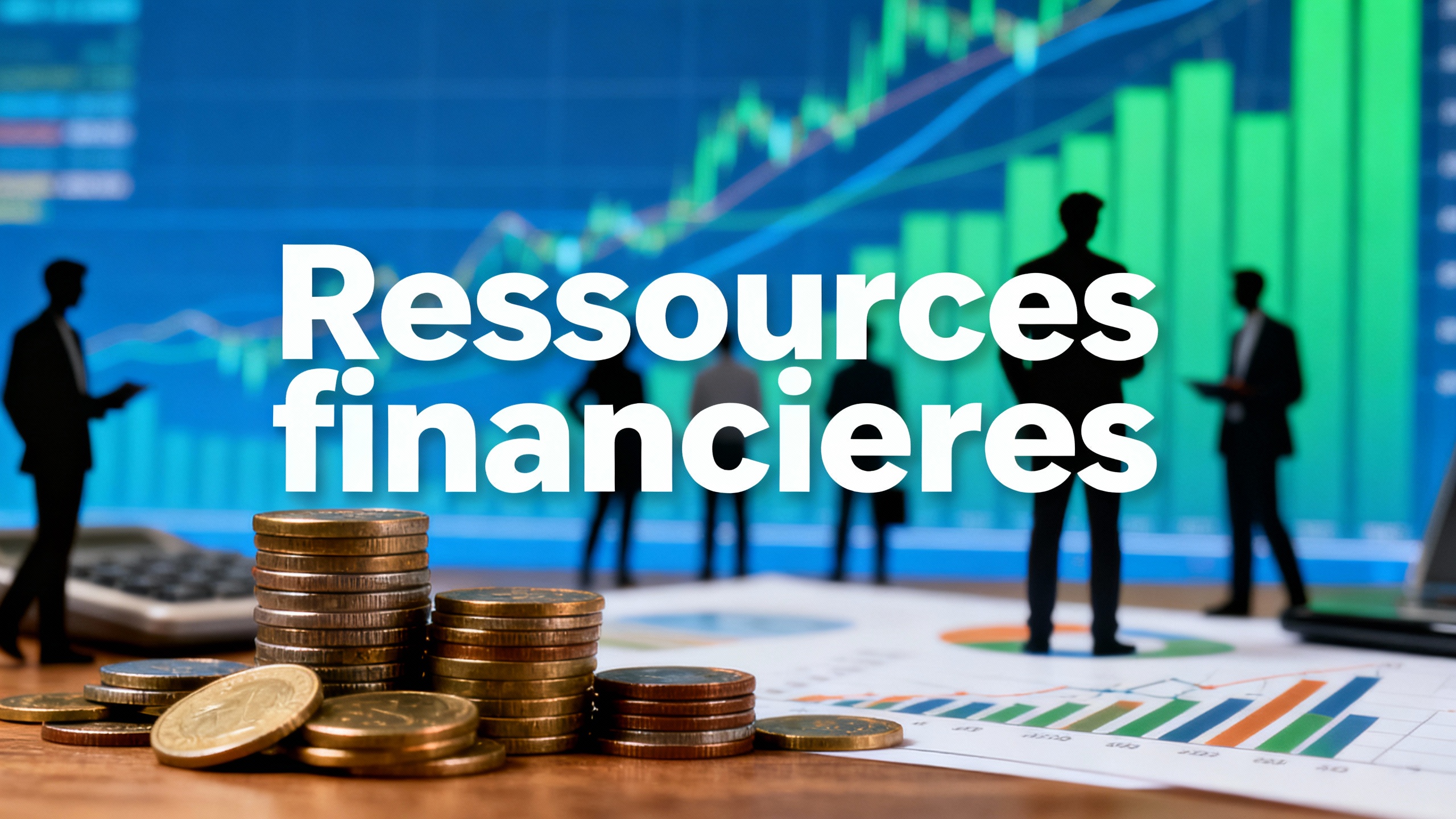 Graphiques et entrepreneurs pour ressources financieres