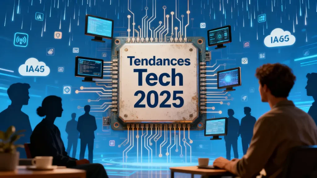 tendances tech 2025 circuits imprimés IA 5G cloud