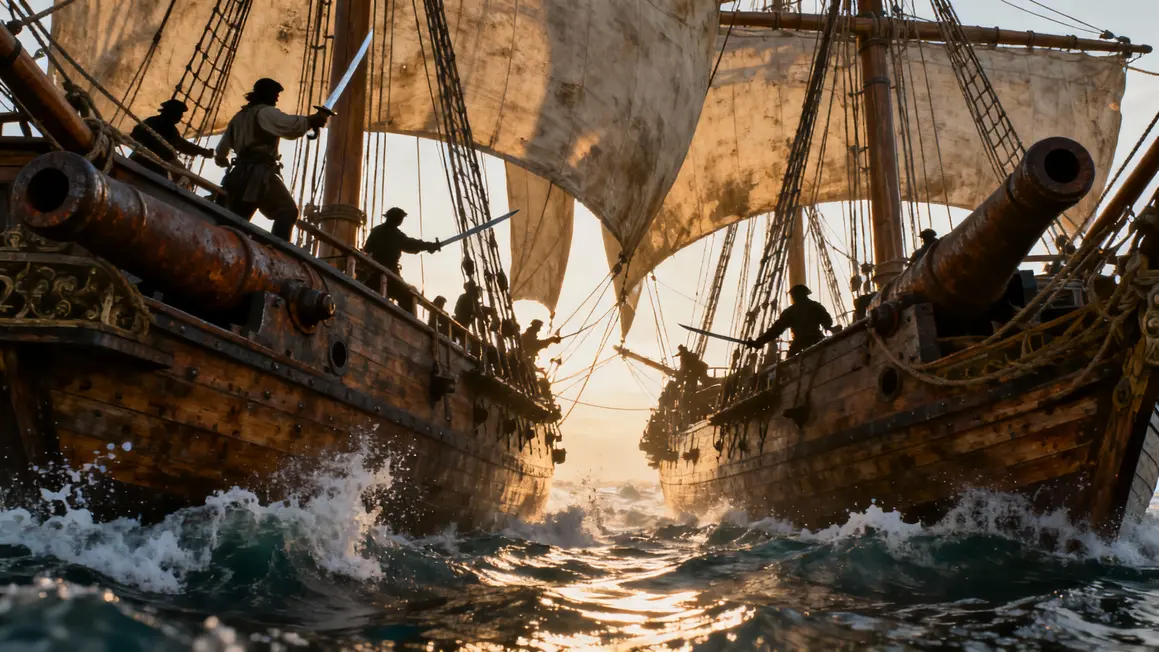 Combat naval Black Sails realisme Netflix