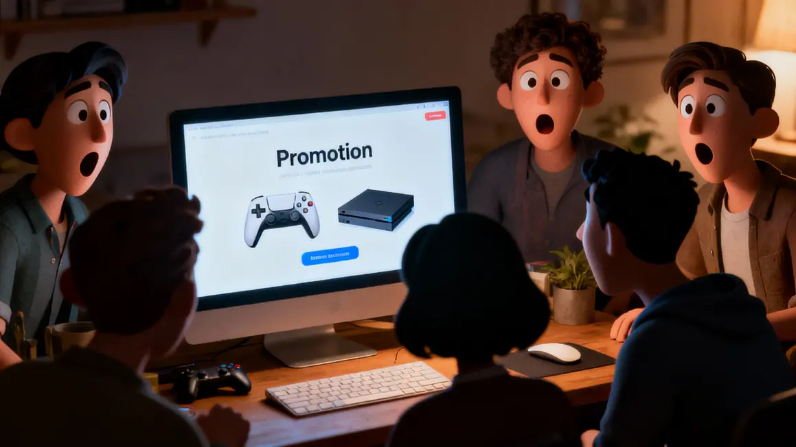 joueurs surpris erreur promo switch playstation