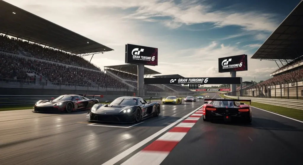 Vue photorealiste du circuit Gran Turismo 6