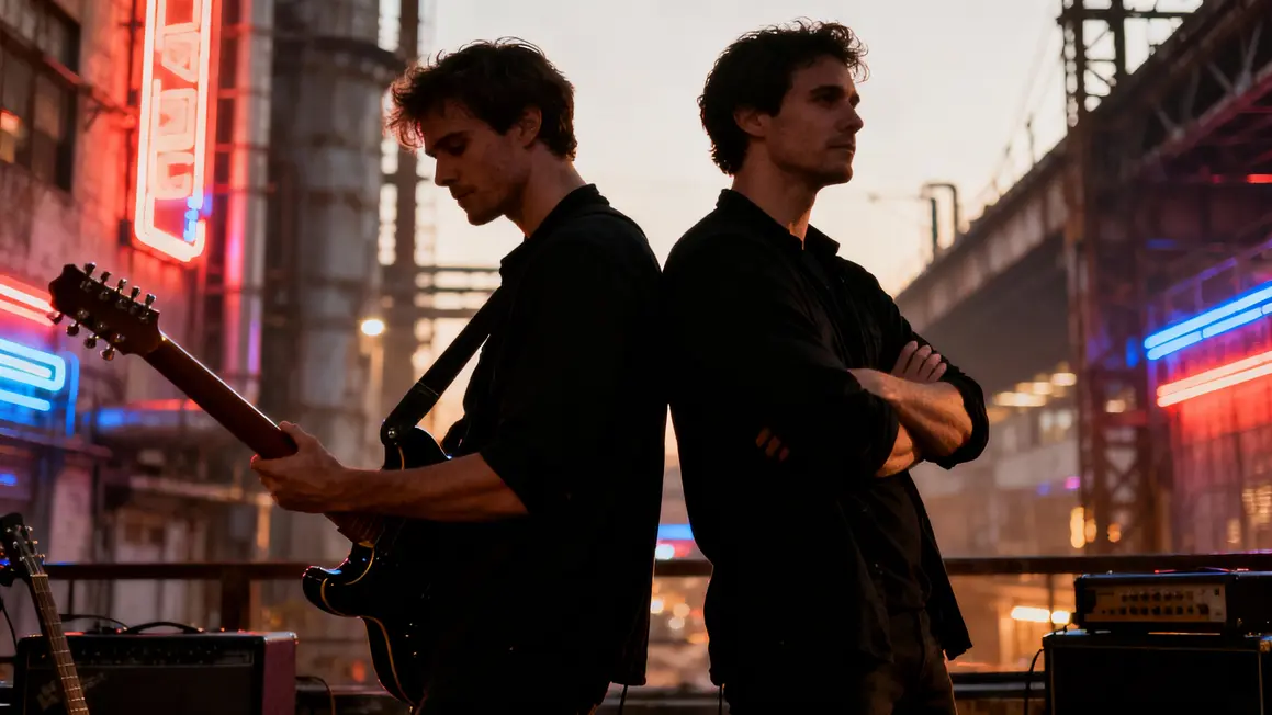 Duo Keanu Reeves Johnny Silverhand ambiance cyberpunk