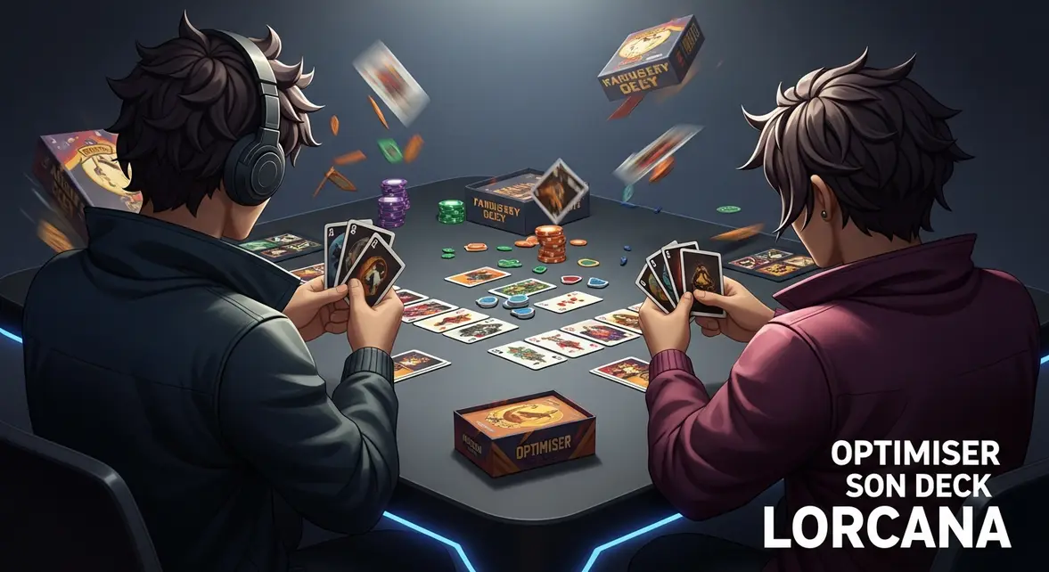Joueurs Lorcana optimisant deck Chapitre 9