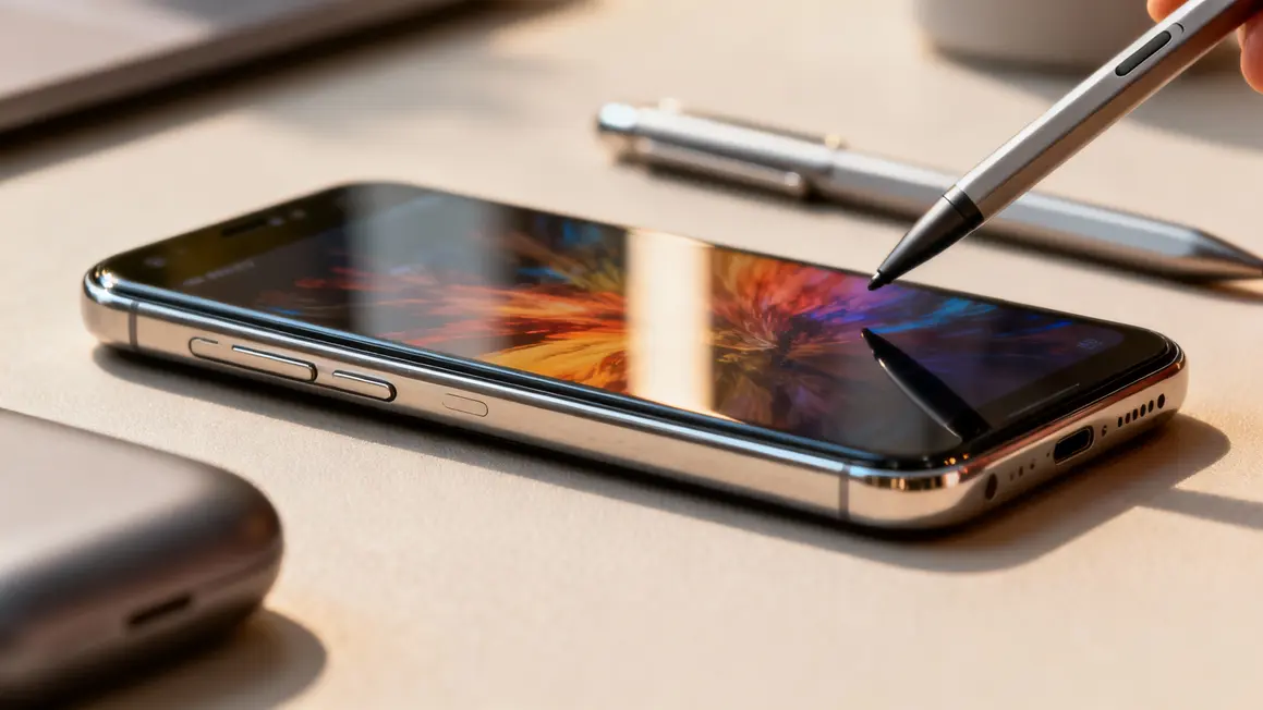 Smartphone Samsung Galaxy S25 Ultra vue de près
