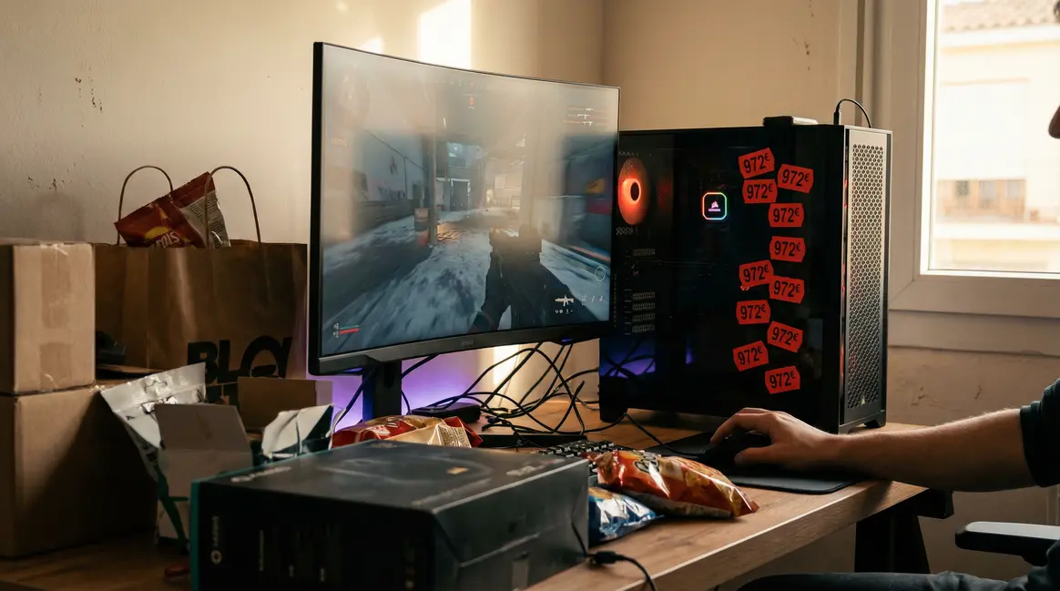 setup gaming moderne Black Friday 2025 à 972 euros