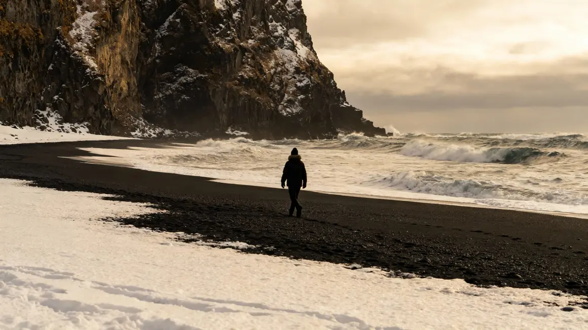 Plage noire Vik Islande, décor Game of Thrones