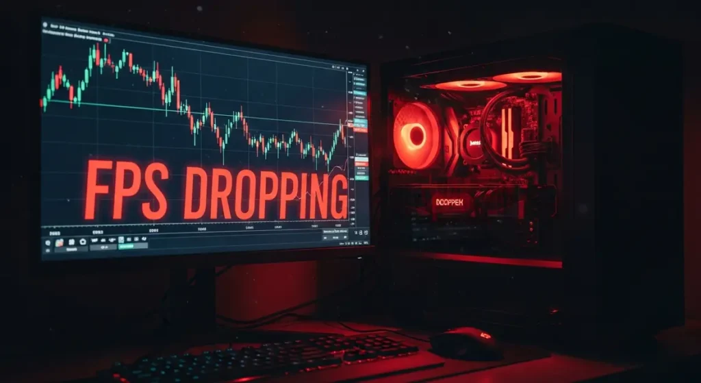 Graphique baisses FPS sur PC Nvidia sous Windows 11