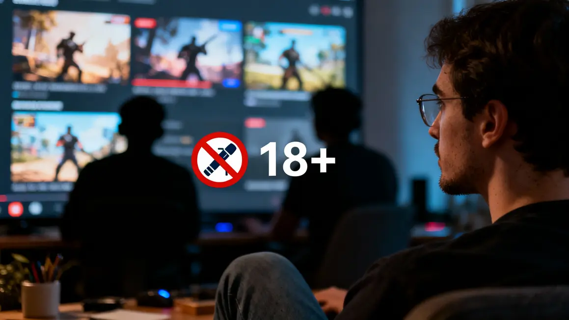 restriction youtube jeux violents icone 18