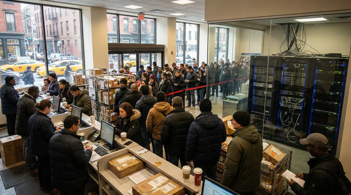 attaque DDoS La Poste agences files attente