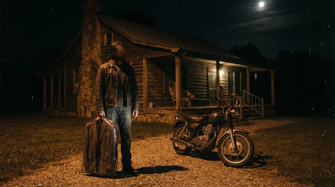 Avengers Doomsday Steve Rogers avec costume et moto devant maison