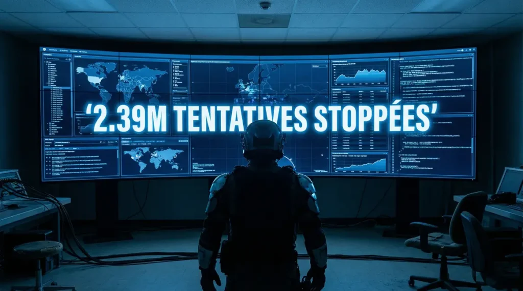 Soldat Battlefield 6 devant écran 2.39M tentatives stoppées anti triche