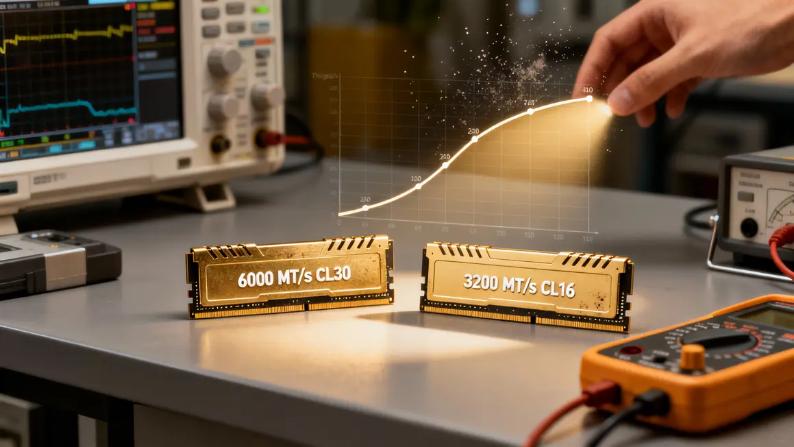 Comparatif performance RAM DDR5 6000MTs et DDR4 3200MHz