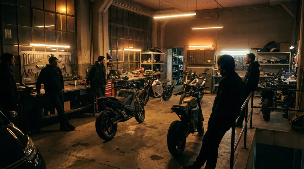 garage rempli voitures et motos cyberpunk 2077 gratuit