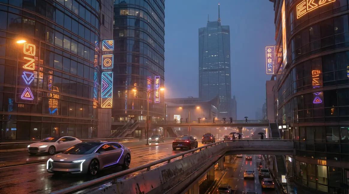 ville futuriste gta 7 la nuit