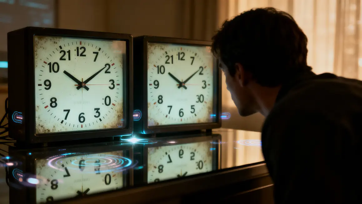 horloges synchronisees indices caches effet miroir
