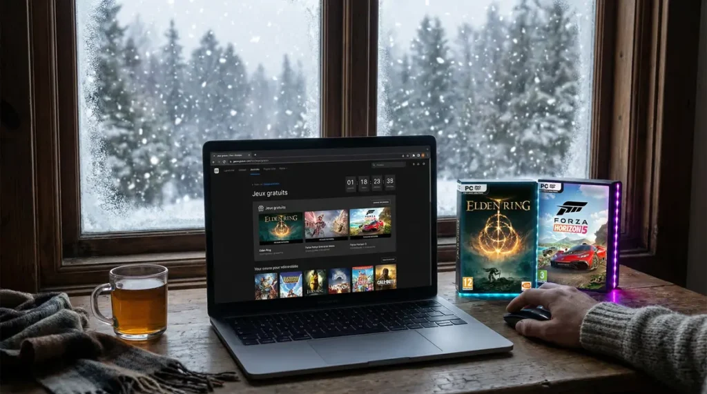 Ordinateur portable Prime Gaming jeux gratuits hiver