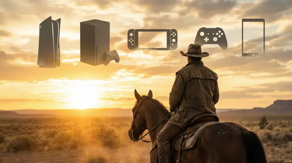 Cowboy Red Dead Redemption consoles nouvelle génération mobile Netflix