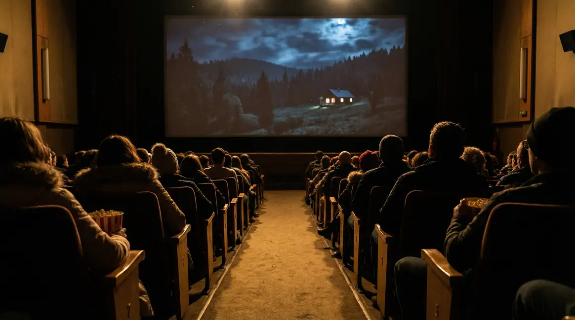 Salle cinéma projection Stranger Things ambiance collective