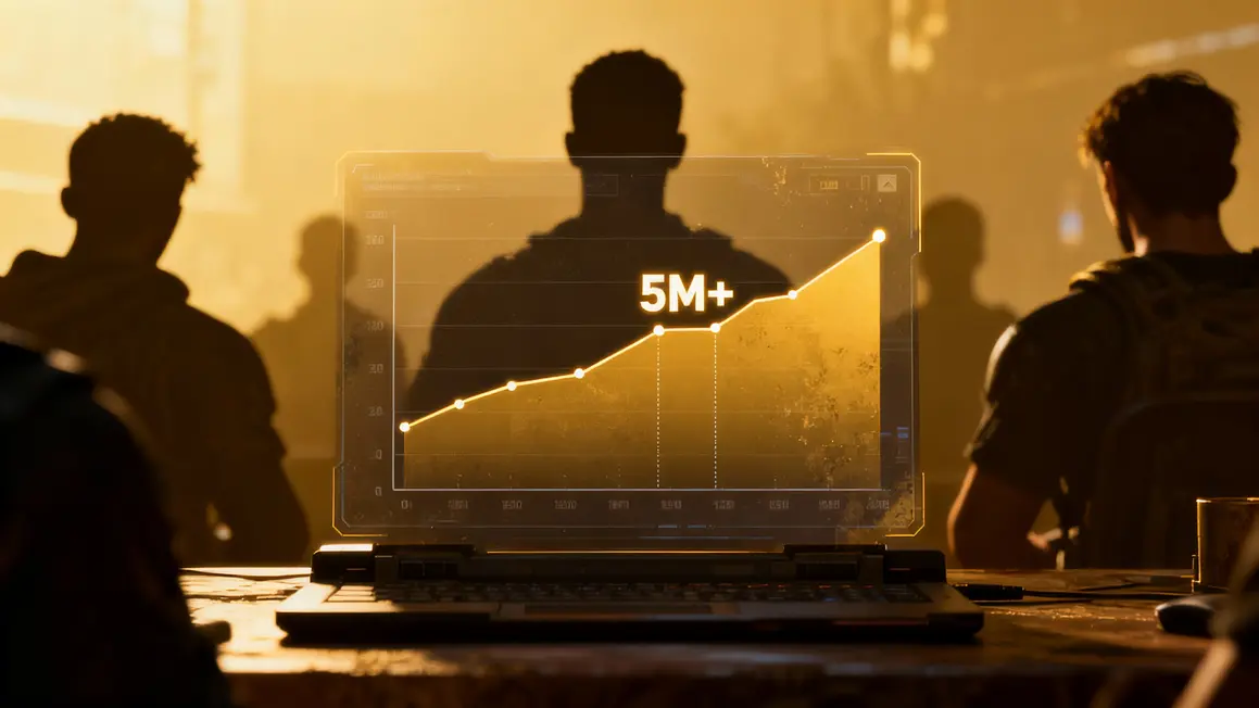 Graphique ventes ARC Raiders millions exemplaires
