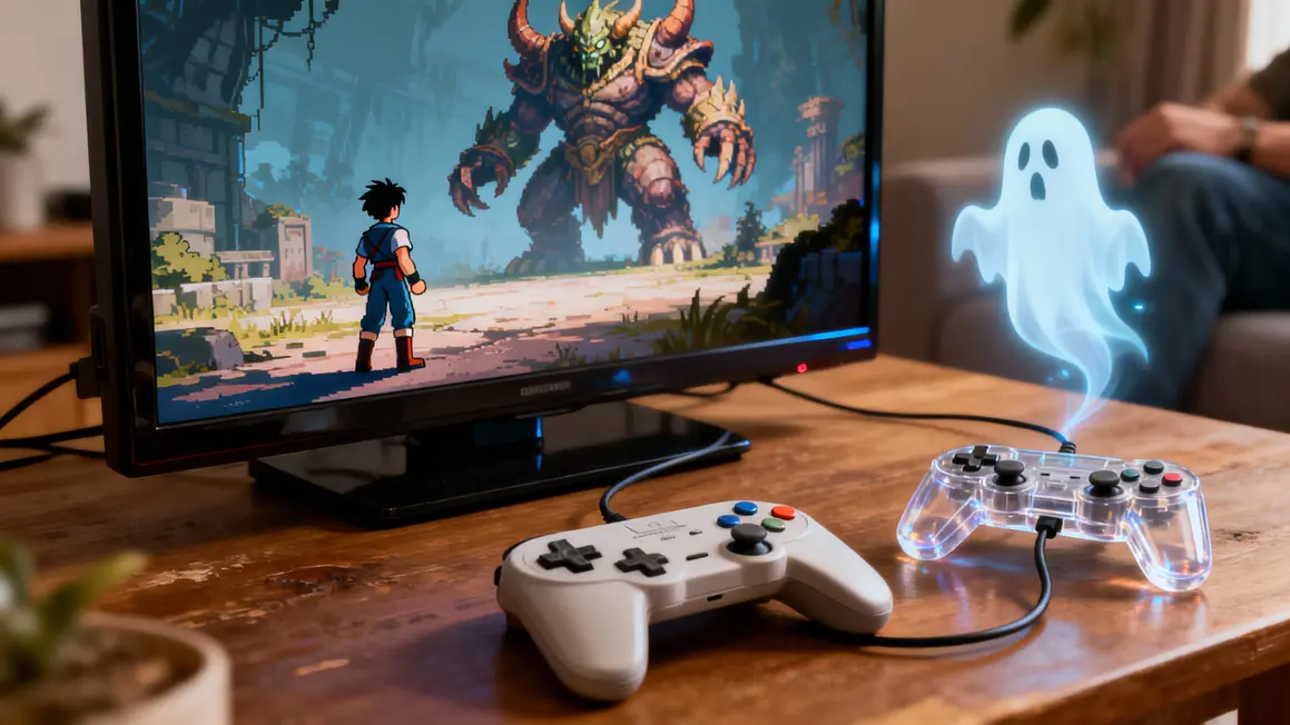 Manette IA Ghost Sony boss jeu vidéo