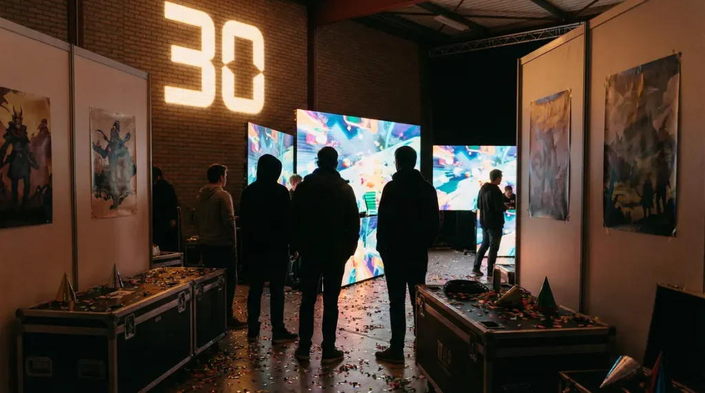 fans devant ecrans anniversaire persona 30 ans