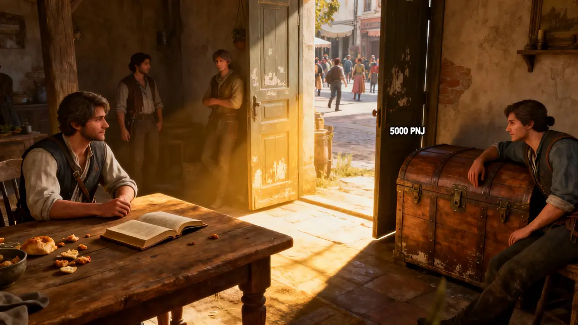 Intérieur Fable, PNJ interactifs, 5000 PNJ, village animé