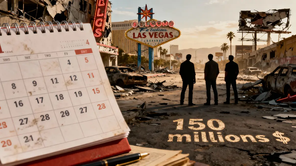 Calendrier Las Vegas ruines Fallout Saison 2 budget