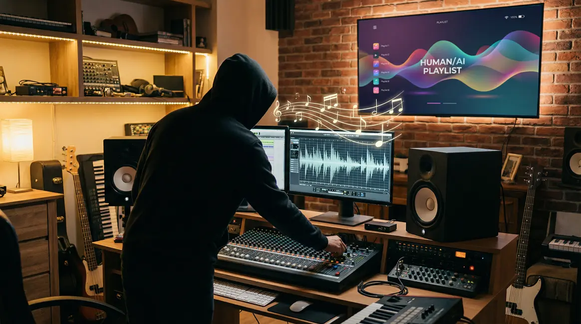studio musical entre humain et ia