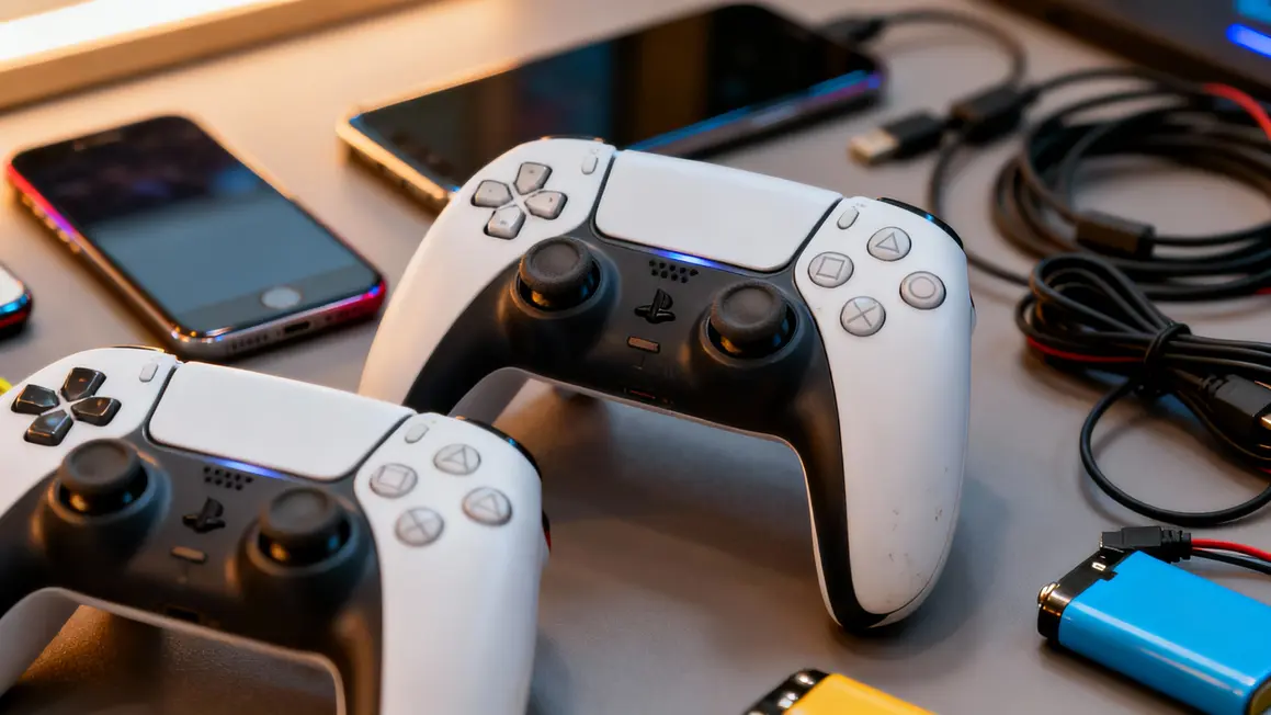 Manettes mobiles concurrence technologique sur smartphones