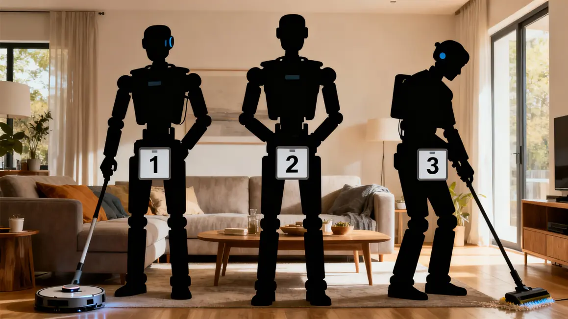 trois scenarios robot tesla optimus maison