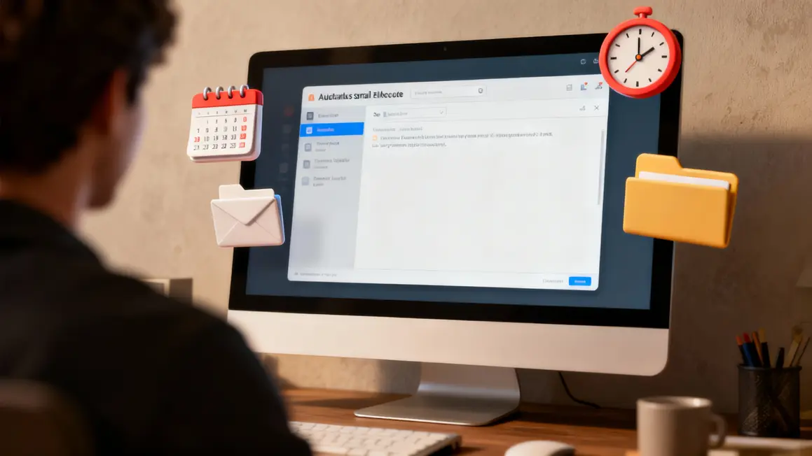 Ecran Gmail tri automatique, icones IA Gemini