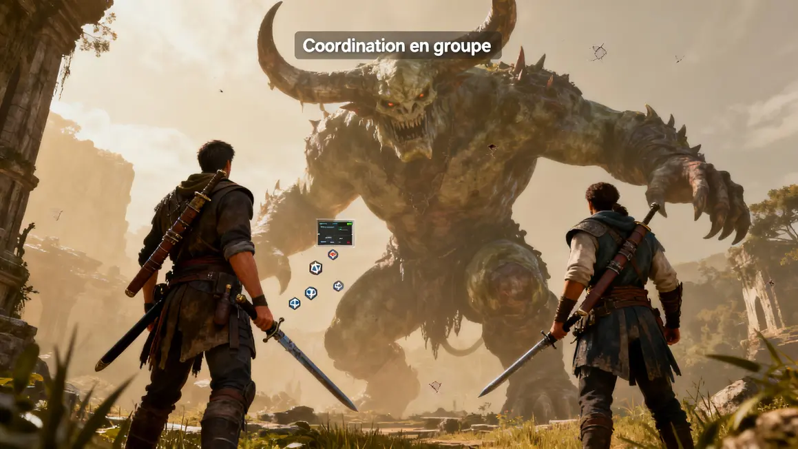 avatars face a un boss en multijoueur dans the witcher 3