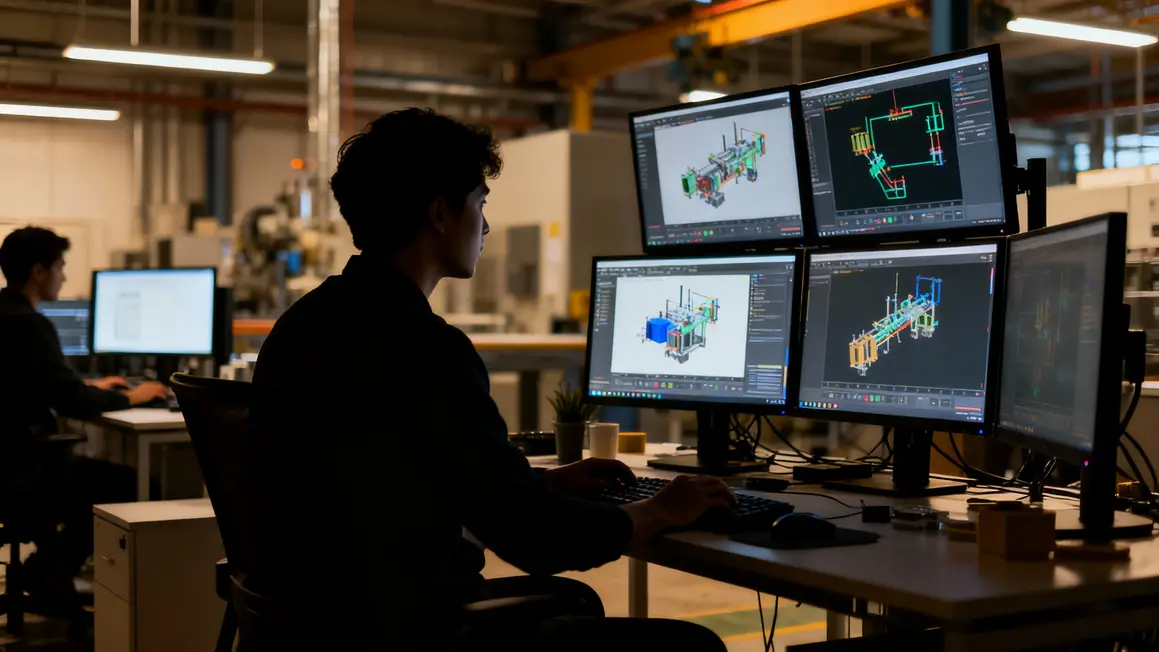 Techniciens CAO sur ordinateurs IA Dassault Systèmes