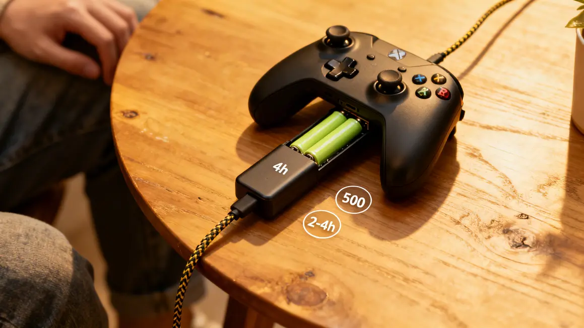 batterie cable charge xbox one 3m detail manette