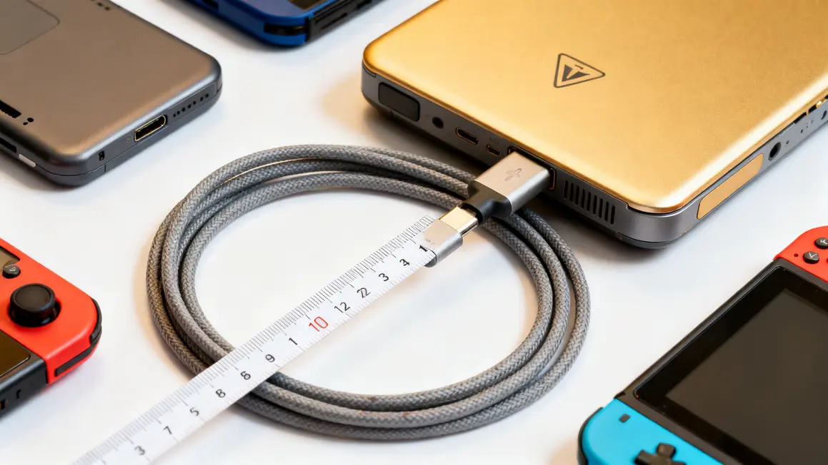 Câble gris 1m DS Lite connecteur inséré