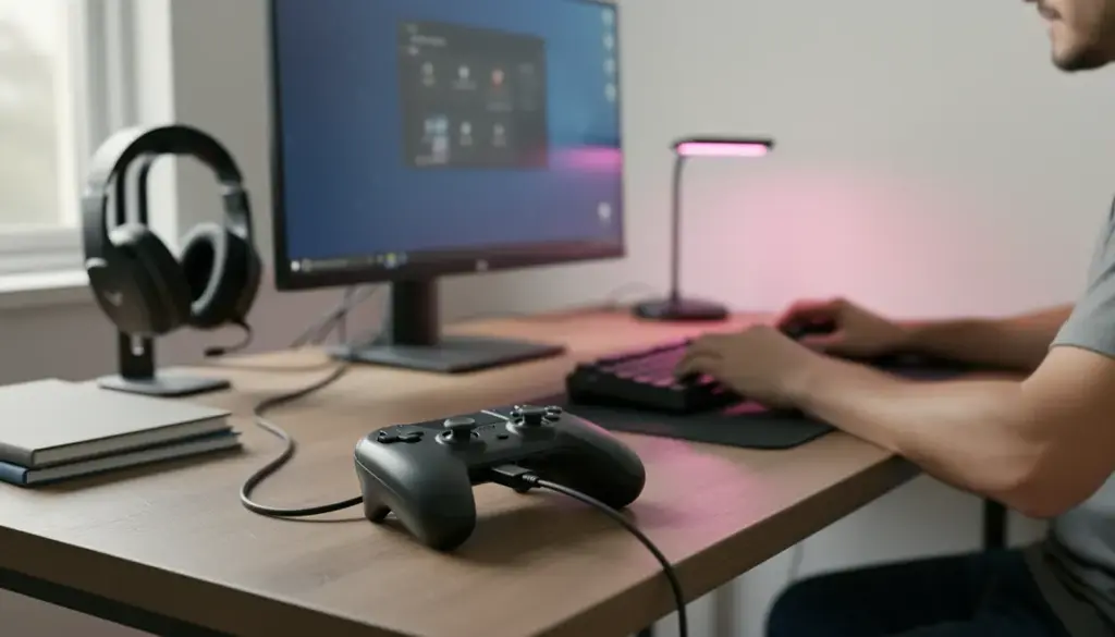 connexion manette xbox one pc avec cable micro usb windows