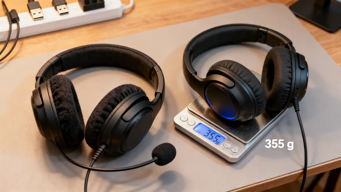 Deux casques Marvo HG9068 comparaison technique