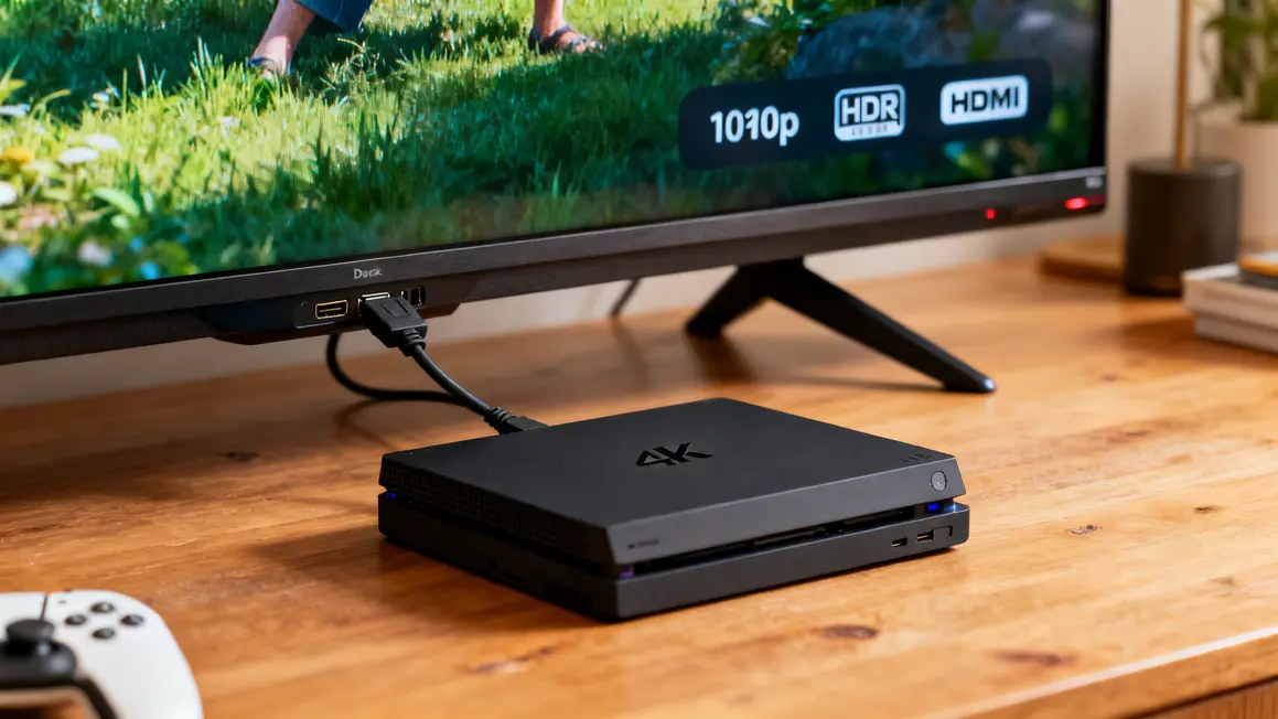 console switch dockee cable hdmi 4k reliée tv 4k