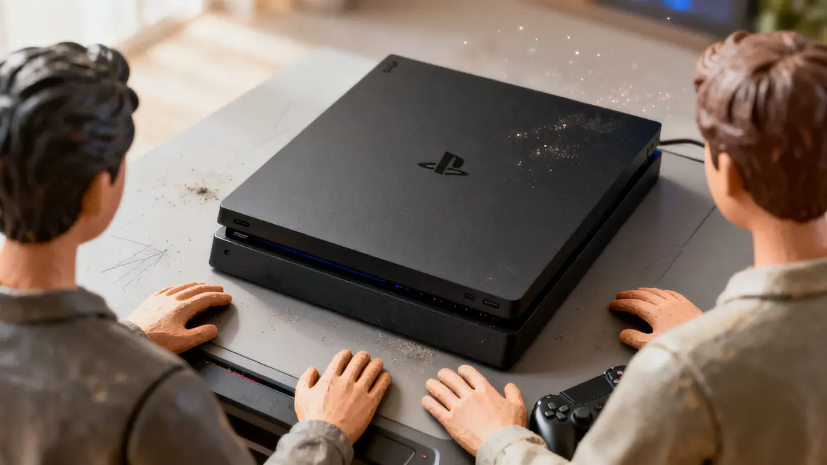 Console PS5 coque noire protection poussière rayures
