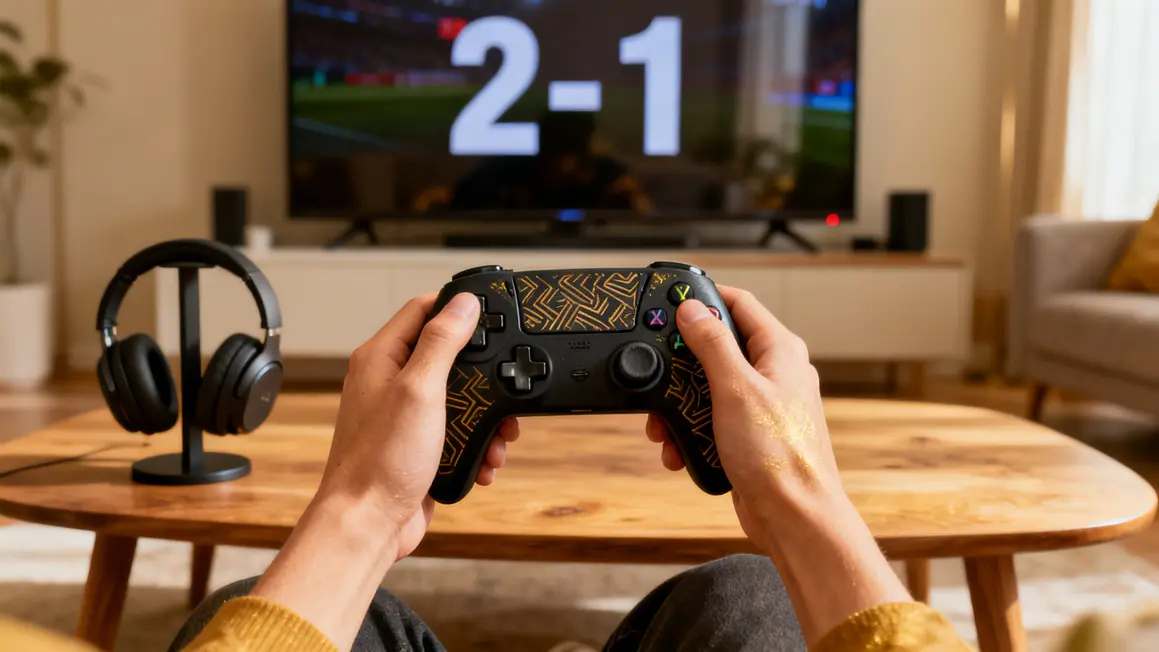 jeu avec manette ps4 bluetooth street art noire et écran
