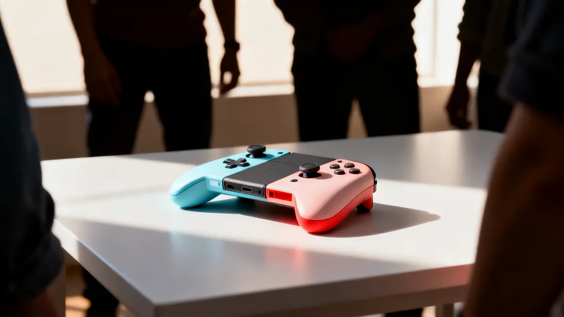 Presentation Joy-Con 2 bleu clair rouge clair Nintendo Switch 2