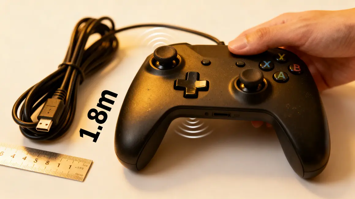 manette filaire noire ps3 cable 1.8m et boutons