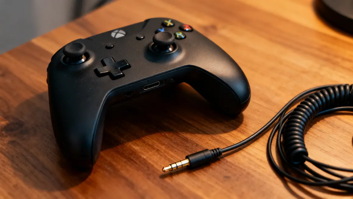 manette ps4 noire jack avec casque audio