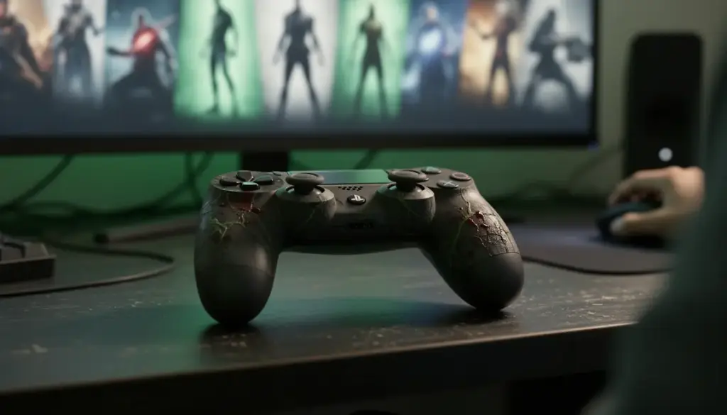 manette ps4 sans fil zombie ambiance jeu