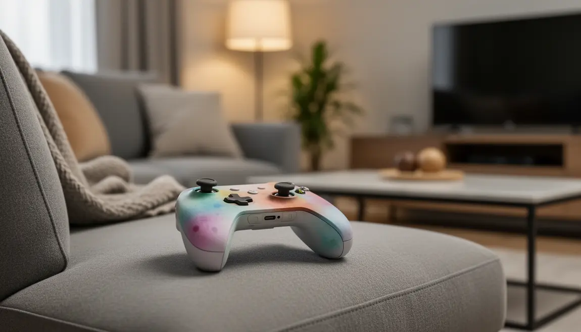 Manette Switch sans fil Color Stain multicolore moderne