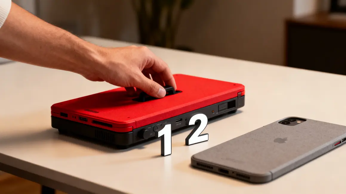 Coque Space Red rouge épaisse comparée à coque fine sur PS5