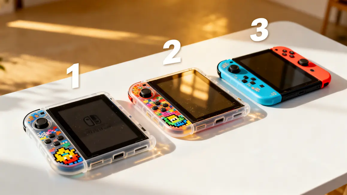 Diverses coques silicone protection Nintendo Switch gamme