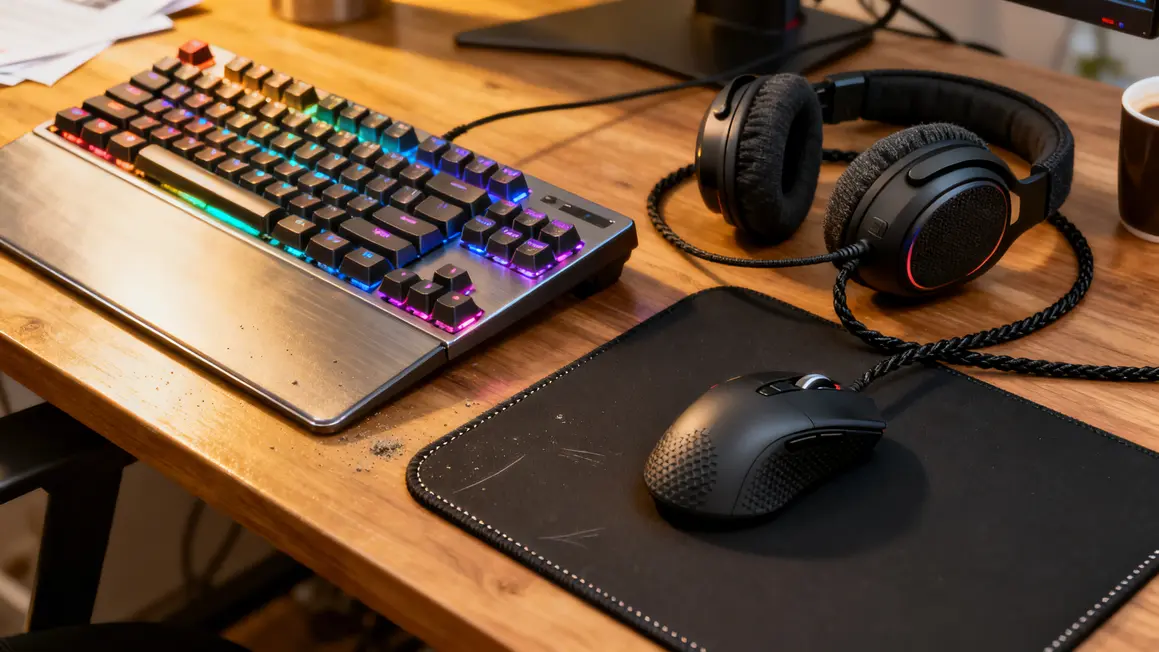 Accessoires PC Marvo CM370 clavier souris casque tapis