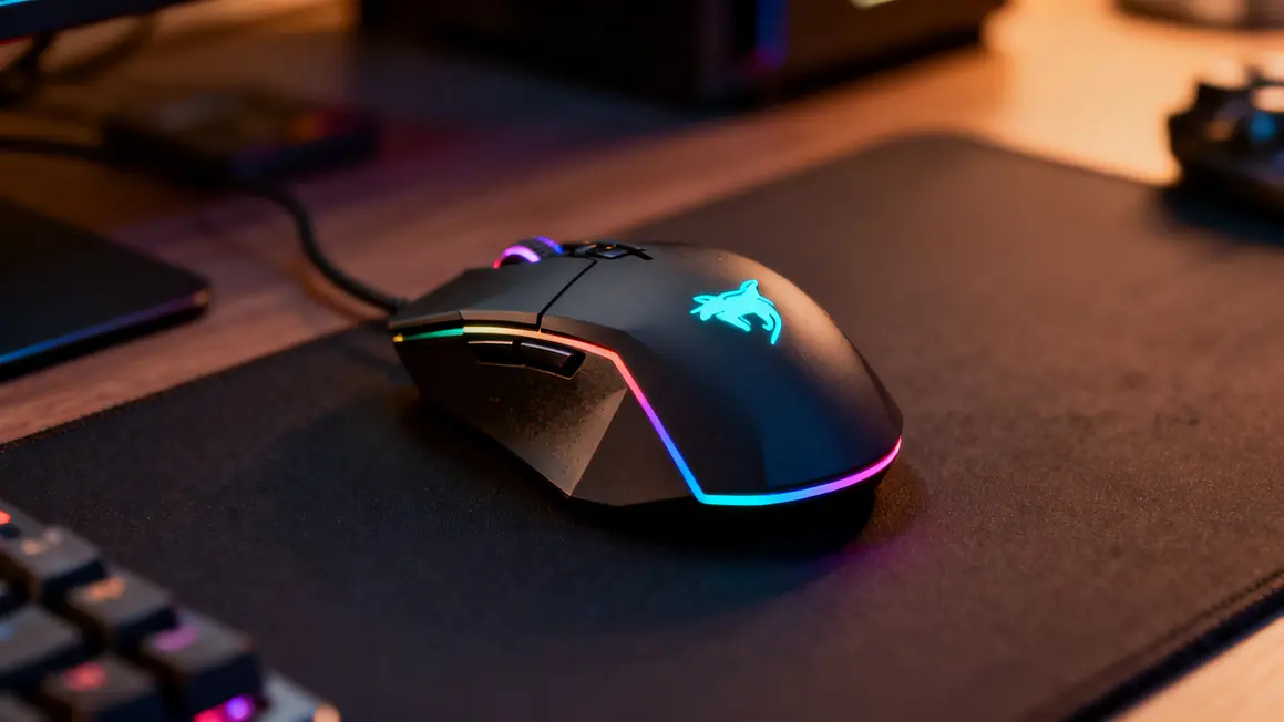 souris gaming compacte Marvo M399 effet mat RVB